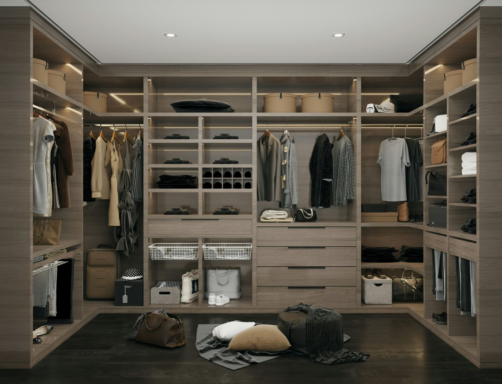 Referência - closet com toucador